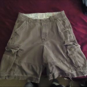 Hollister surf brown cargo shorts