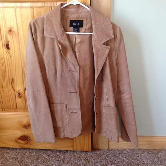 Sold in jacket bundle! Tan suede jacket