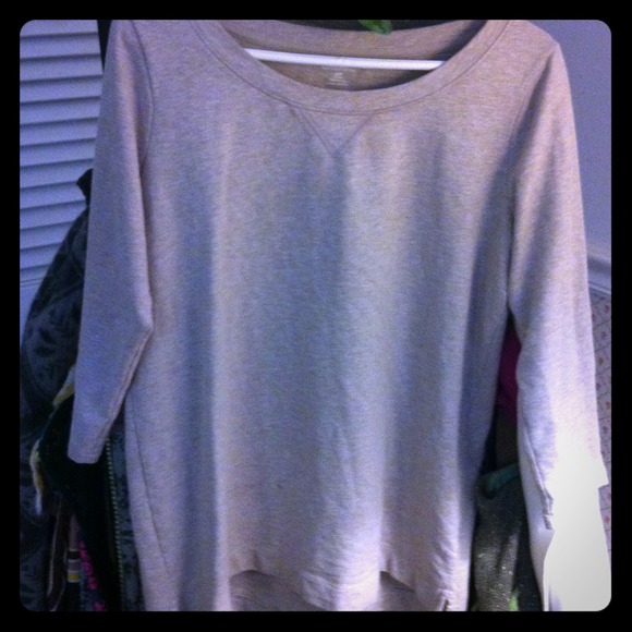 Lands End oversized super comfy 3/4sleeve top