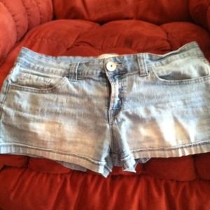 Denim shorts