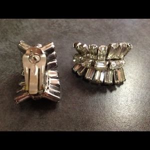Vintage clip and pierced earrings