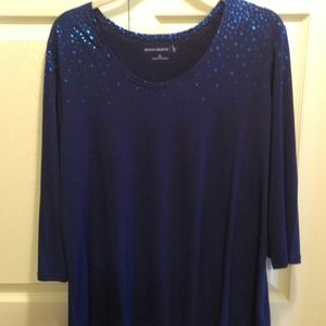 SOLD Beautiful Susan Graver liquid knit top