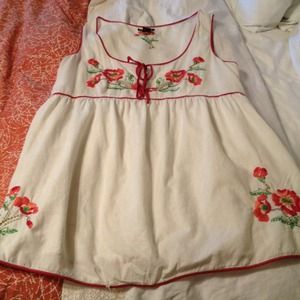 Lucky embroidered shirt!!