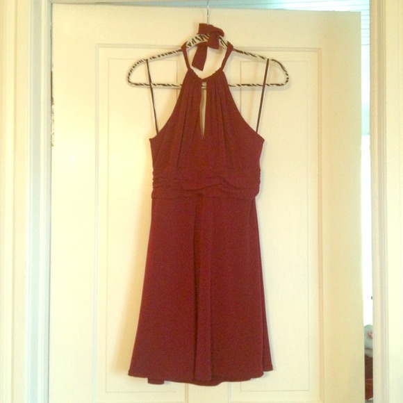 Burgundy Donna Ricco dress size 8