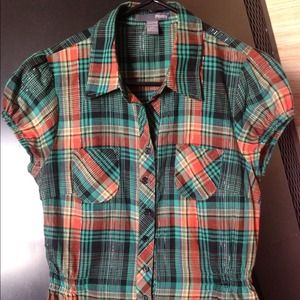 *Free Shipping*  Plaid Shirt