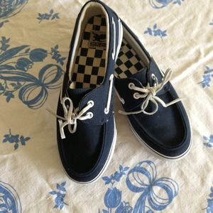 Navy Boat Shoes