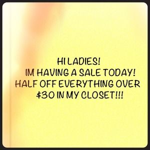 Having a sale!!