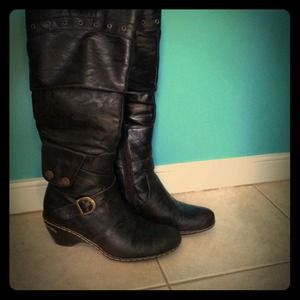 Beautiful Bucco Knee high Riding Boots