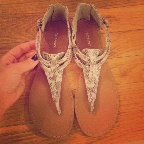 Old Navy Shoes - ❌SOLD❌Snakeskin sandals
