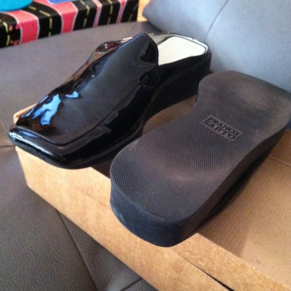 Franco Sarto l-Altro shoes patent black leather