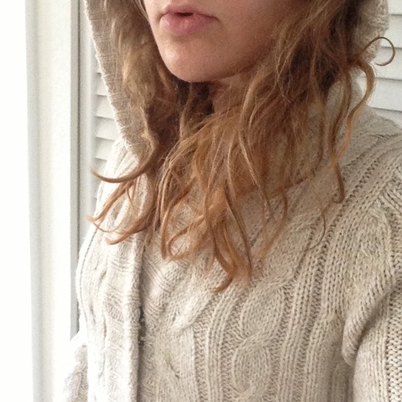 Cream Hooded Sweater - Picture 2 of 3