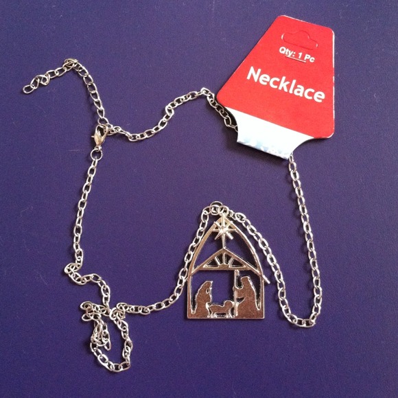 Nativity pendent necklace adjustable length