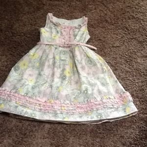Little girls dress.  Pastel floral