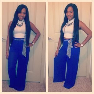 H & M royal blue pants