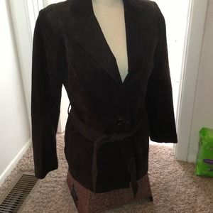 Express Brown Suede Jacket
