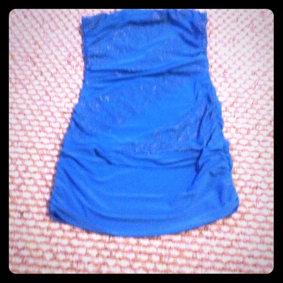 Cute blue dress with silver on it!!