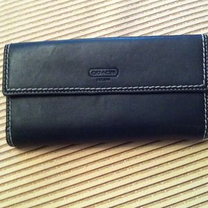 Authentic leather coach wallet. Price reduced
