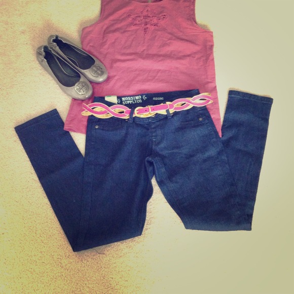 Reserved bundle: belt, Aztec sweater and Jeggings