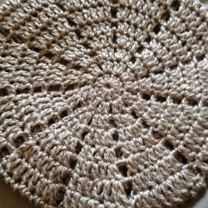 Spring beret. Heather Grey.