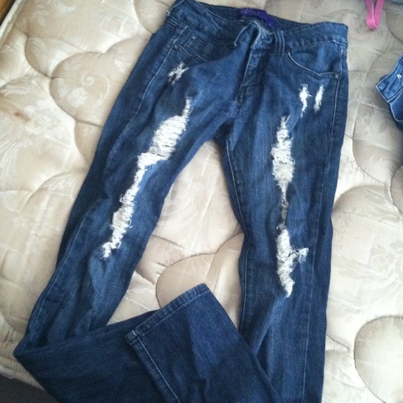 holey jeans