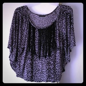 Leopard dressy top