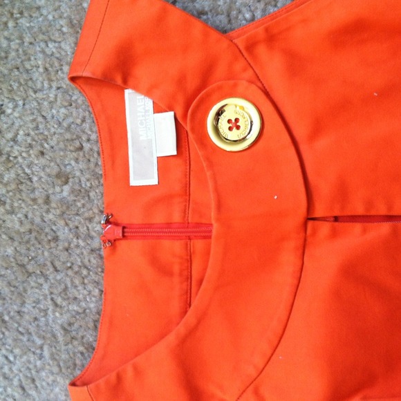 Michael kors spring orange dress - Picture 1 of 4