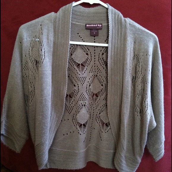 ❌traded❌❌tan knitted cardigan