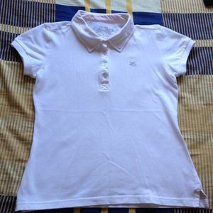Plains and print polo shirt, worn once!