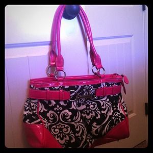 Black and Pink Purse