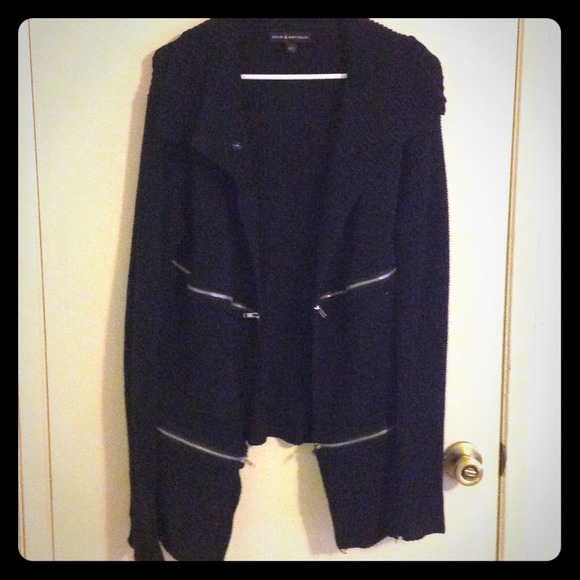 Traded.  Rock and republic black sweater very warm