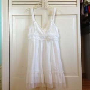 White cotton dress