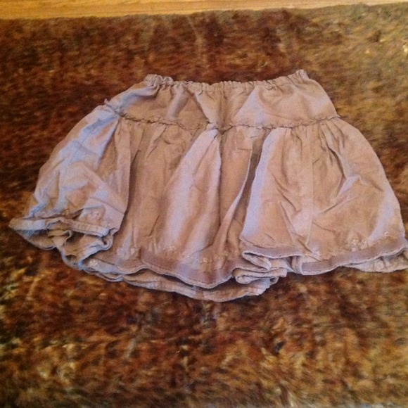 Brown xs hollister skirt