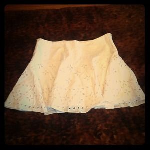 Forever 21 white lace xs skirt