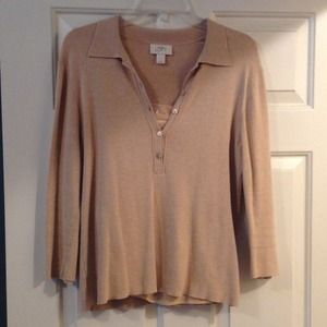 Ann Taylor 3/4 sleeve sweater with tank