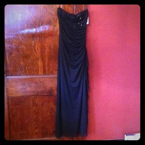 NWT long black formal dress