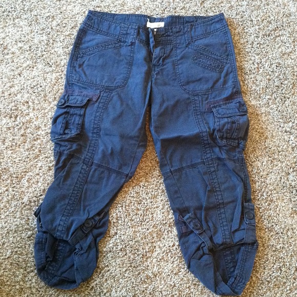 Blue capris