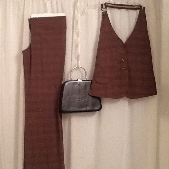 SALE!!Brown Vest suit