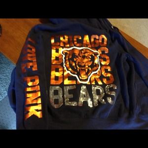 Chicago Bears Victoria's Secret Bling Hoodie