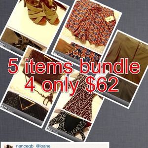 ⭐RESERVED! 5 items bundle! Final Sale!