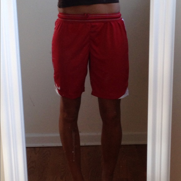 Red Nike dryfit shorts!