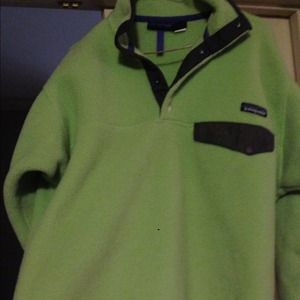 Green Half Button Patagonia