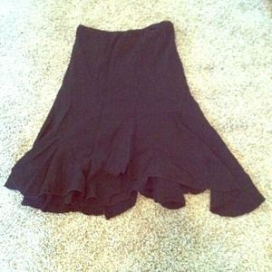 Black flowy skirt