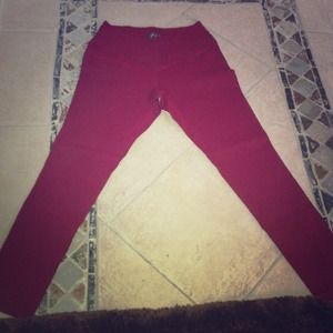 ❌RESERVED❌high rise red jeggings✨