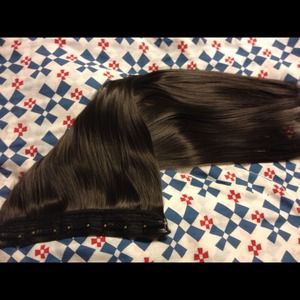 ❤Sold. Natural black 24" long hair extension