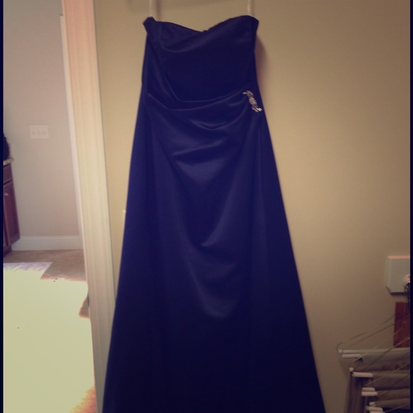David's Bridal evening gown.