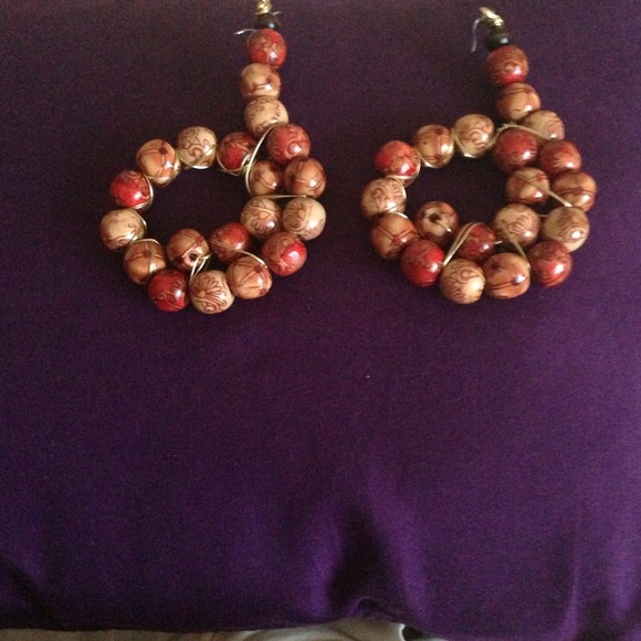 Handmade African inspired earring.