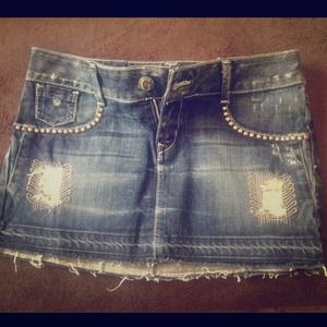 GUESS Premium Denim Skirt Sz 27