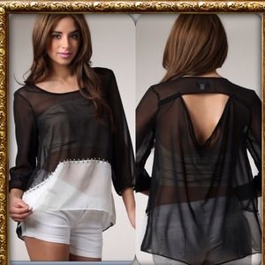 Super Sexy Sheer Top