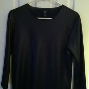 Calvin Klein shimmery black top