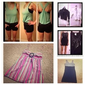 BUNDLE! Romper, tunic, tank, 2 jackets, dress